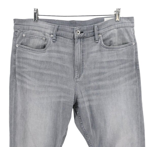 RAG & BONE Men's Jeans Fit 1 Skinny Asher Gray Cotton Blend Stretch Size 38x32 - Picture 2 of 9